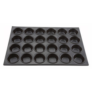 Winco - AMF-24NS - 24 Cup Muffin Pan, Non-stick, 3oz, Aluminum - Bakeware - Maltese & Co New and Used  restaurant Equipment 