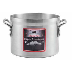 Winco - AXS-24 - 24qt Alu Stock Pot, 4mm, Super Aluminum - Cookware - Maltese & Co New and Used  restaurant Equipment 