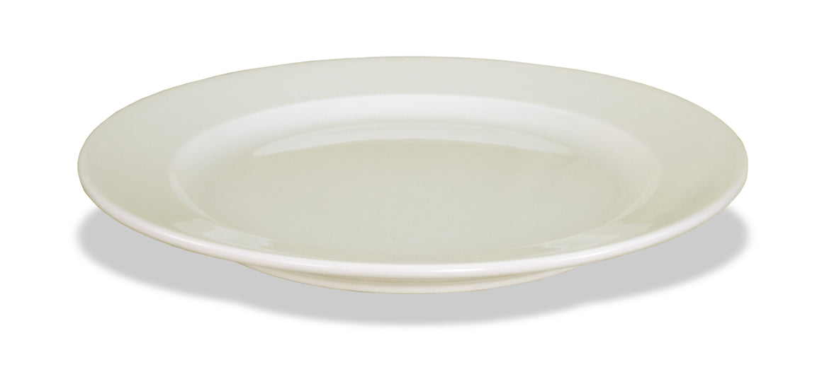 Crestware - BEL46 - Bello 10" Plate, Wide Rim, White - Maltese & Co New and Used  restaurant Equipment 