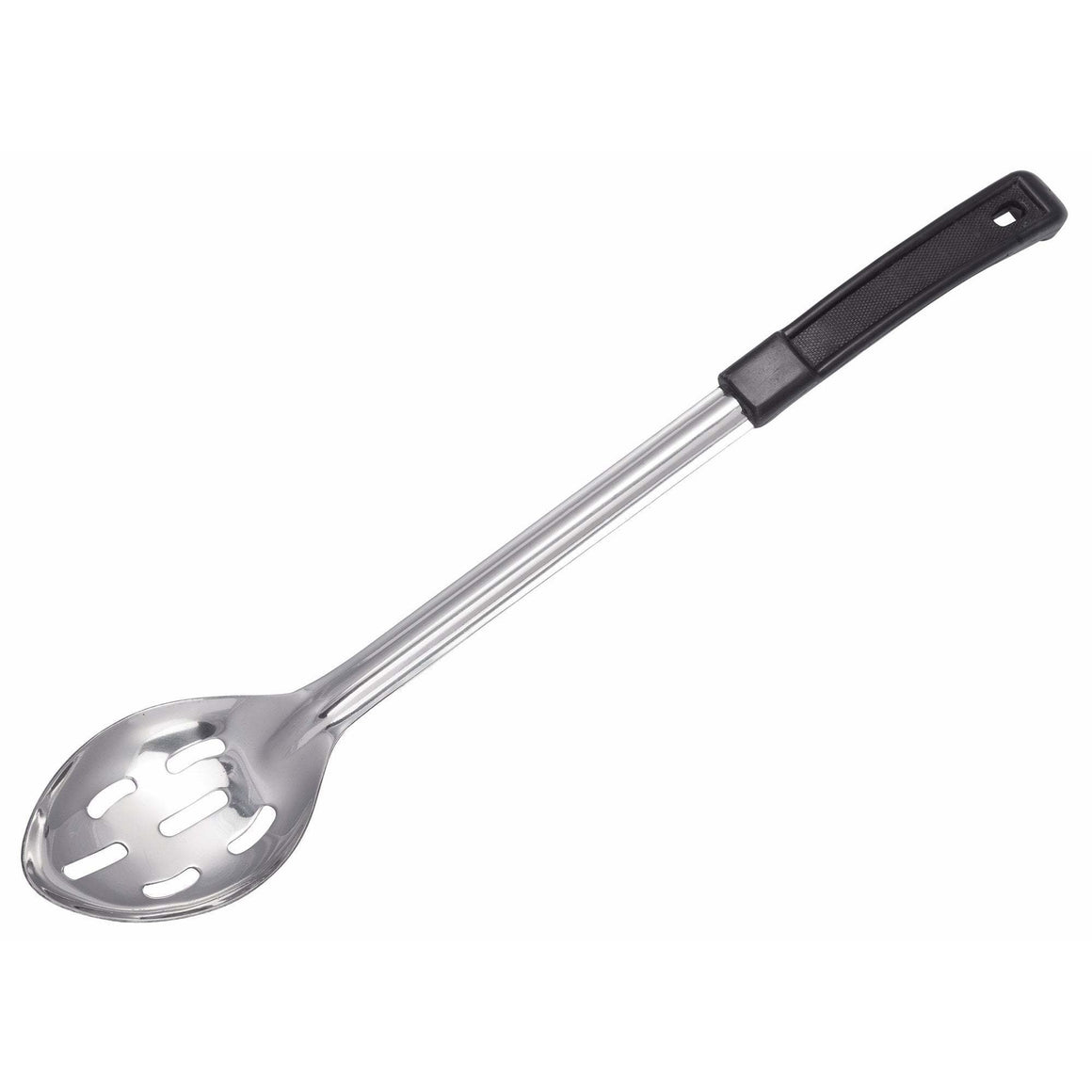 Winco - BHSN-11 - Winco Prime 11" Stainless Steel Slotted Basting Spoon with Plastic Hdl, NSF - Kitchen Utensils - Maltese & Co New and Used  restaurant Equipment 