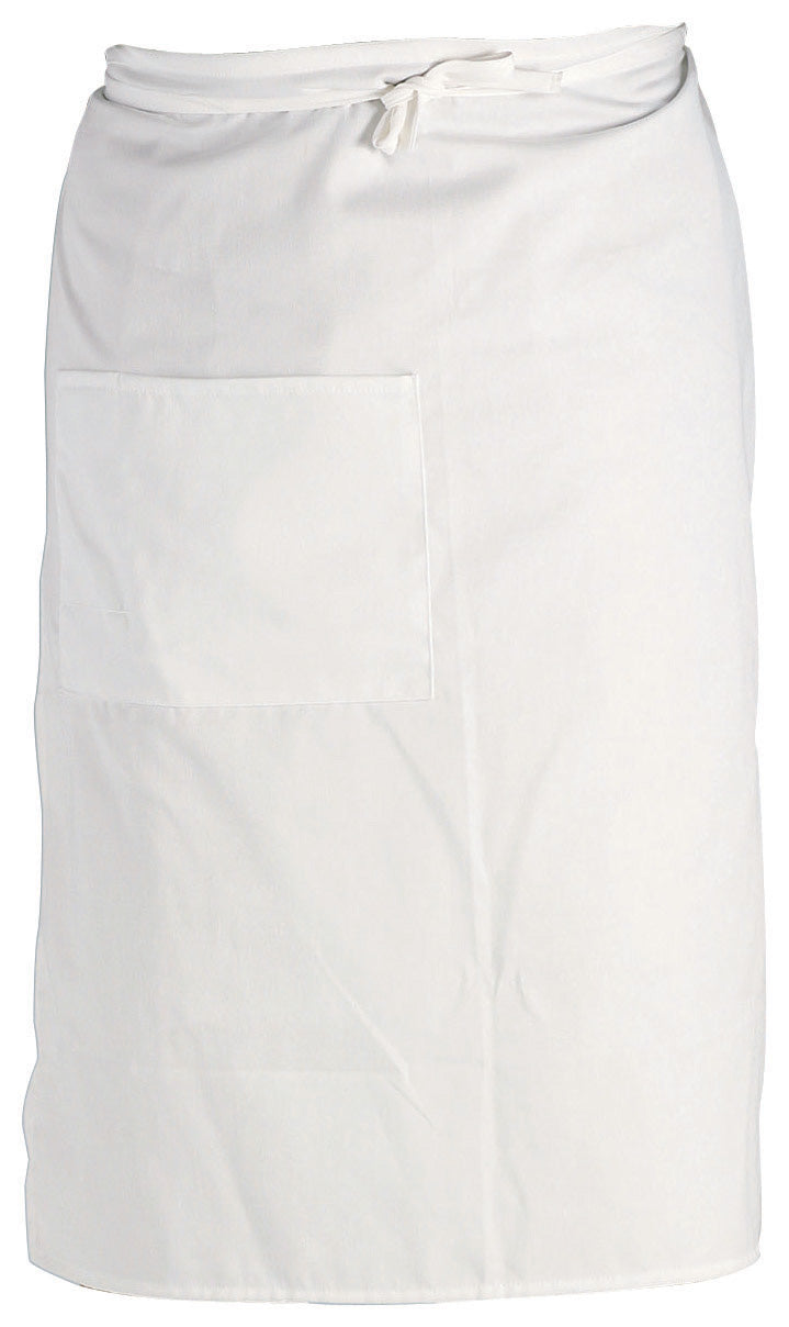 Crestware - BW - Bistro Apron 2 Pocket - White - Maltese & Co New and Used  restaurant Equipment 