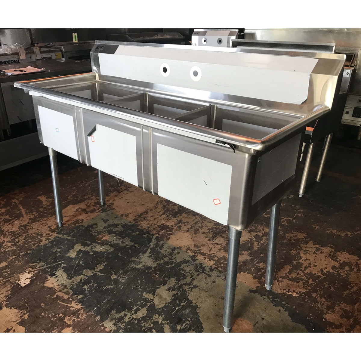 Stortec S18-30  3 COMPARTMENT SINK - Maltese & Co New and Used  restaurant Equipment 