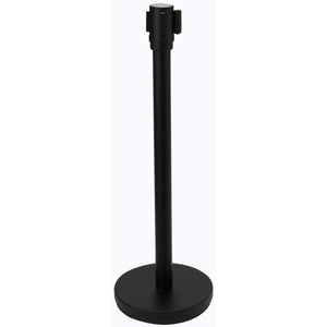 Winco - CGS-38K - 36" Stanchion Post, Black, 6-1/2' Retractable Belt - Dining Service - Maltese & Co New and Used  restaurant Equipment 