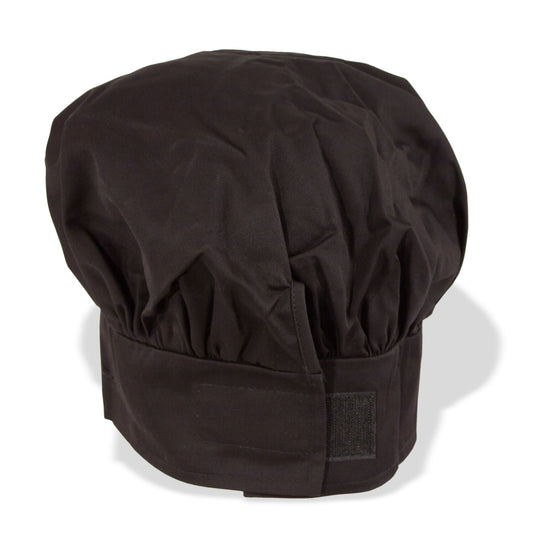 Crestware - CHB - 15" Velcro Chefs Hat - Black - Maltese & Co New and Used  restaurant Equipment 