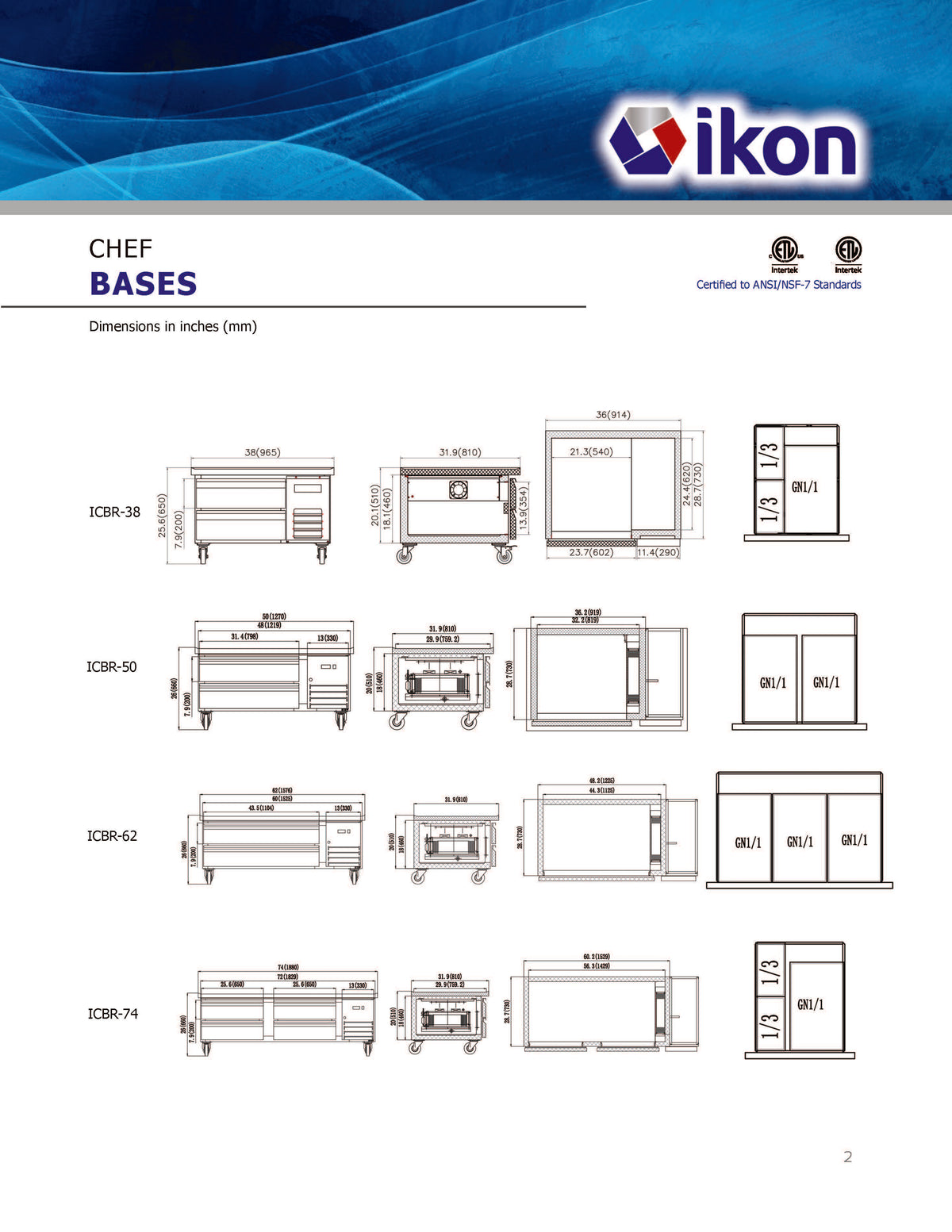 IKON - ICBR-38 - Chef Base - Brand New - Maltese & Co New and Used  restaurant Equipment 