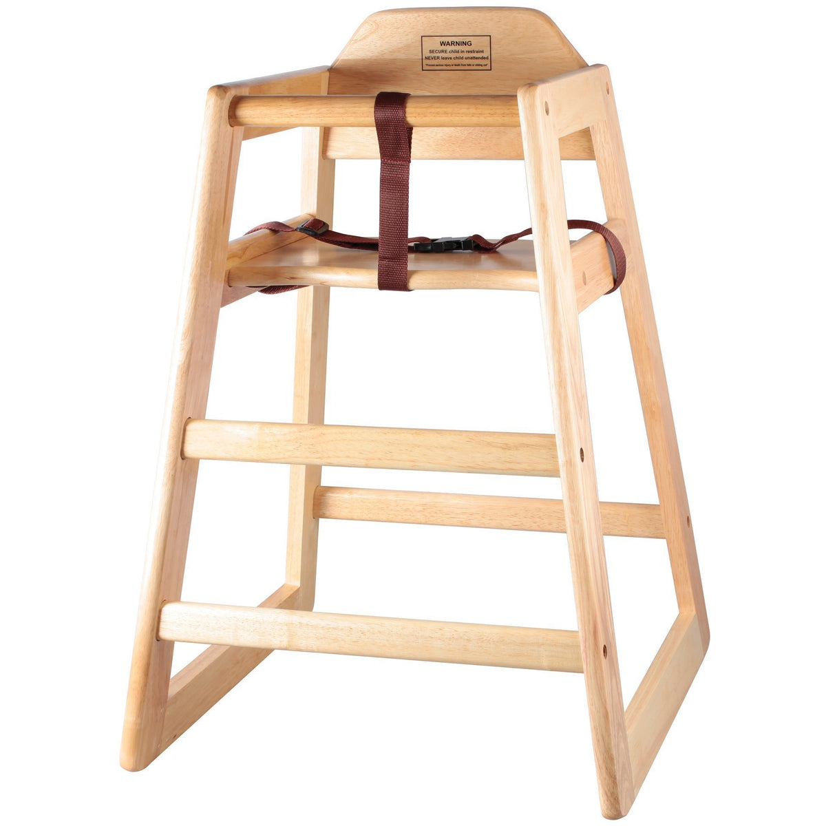 Winco - CHH-101 - Natural Wood High Chair, KD - Dining Service - Maltese & Co New and Used  restaurant Equipment 