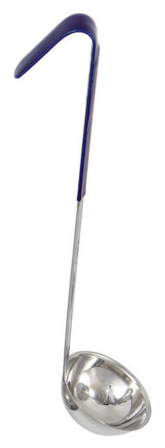 Crestware - CL02 - 2 oz. Blue Handle Ladle - Maltese & Co New and Used  restaurant Equipment 