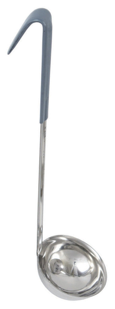 Crestware - CL04 - 4 oz. Gray Handle Ladle - Maltese & Co New and Used  restaurant Equipment 