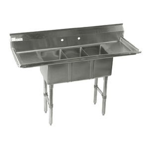 KLINGERS CON32D 3 COMPARTMENT SINK DELI CONVENIENCE - Maltese & Co New and Used  restaurant Equipment 
