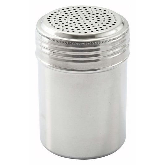 Winco - DRG-10H - 10oz Dredge, Stainless Steel, 2.75"x4" - Bakeware - Maltese & Co New and Used  restaurant Equipment 