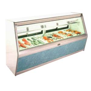 Marc Refrigeration MFC-12 S/C 144" Dble Duty Self-Contained Fish/Chicken Deli Display Case USED - Maltese & Co