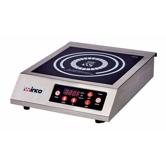Winco - EIC-400 - Commercial Electric Induction Cooker, 120V, 1800W, 15 Amp, ETL, NSF - Countertop - Maltese & Co New and Used  restaurant Equipment 