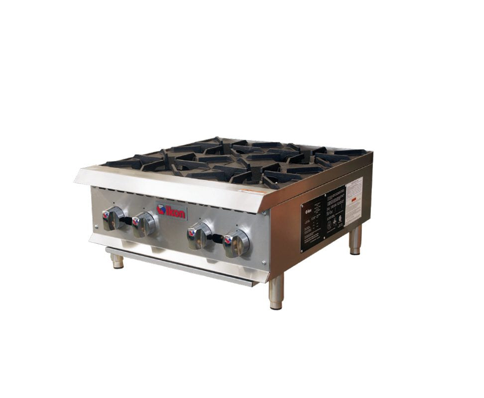 IKON COOKING - IHP-4-24 - Gas Hotplate - 4 burner - Brand New - Maltese & Co New and Used  restaurant Equipment 