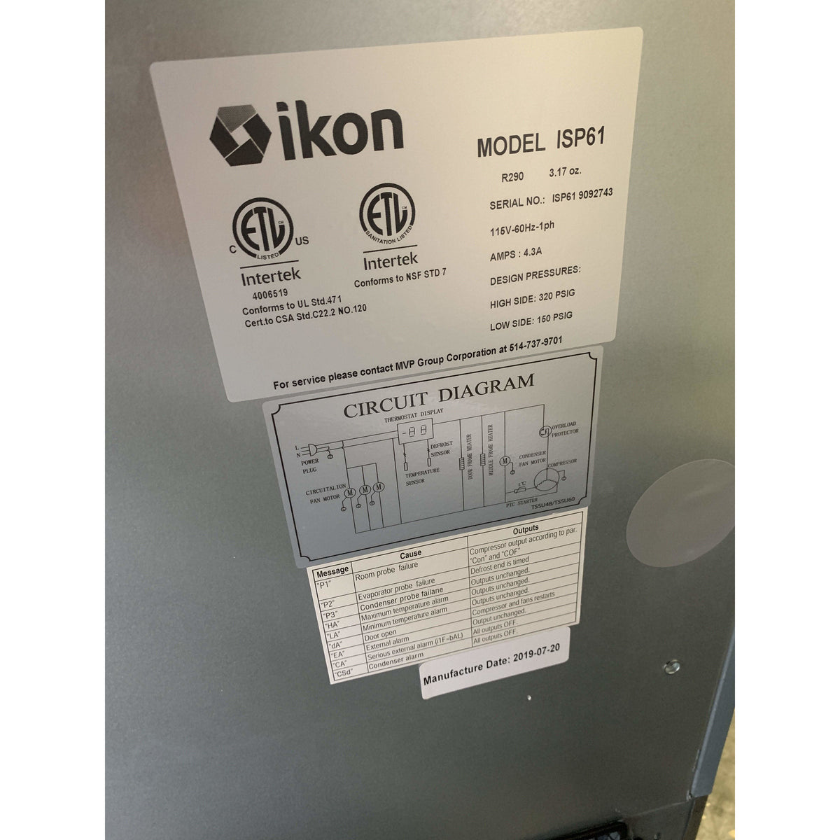 IKON- ISP61 SANDWICH / SALAD PREP UNIT - Maltese & Co New and Used  restaurant Equipment 