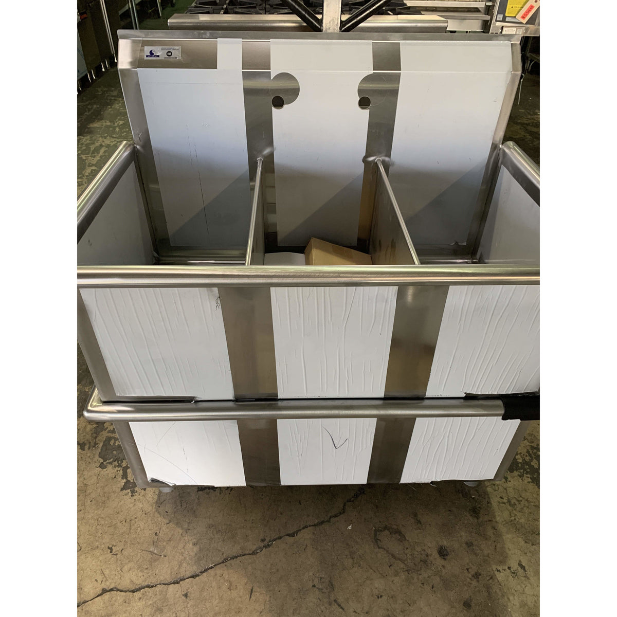 STORTEC S121-30 THREE COMPARTMENT SINK - Maltese & Co New and Used  restaurant Equipment 