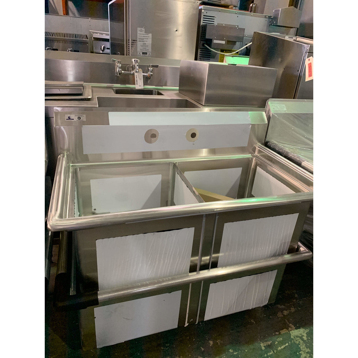 STORTEC S18-20 41" TWO COMPARTMENT SINK - Maltese & Co New and Used  restaurant Equipment 