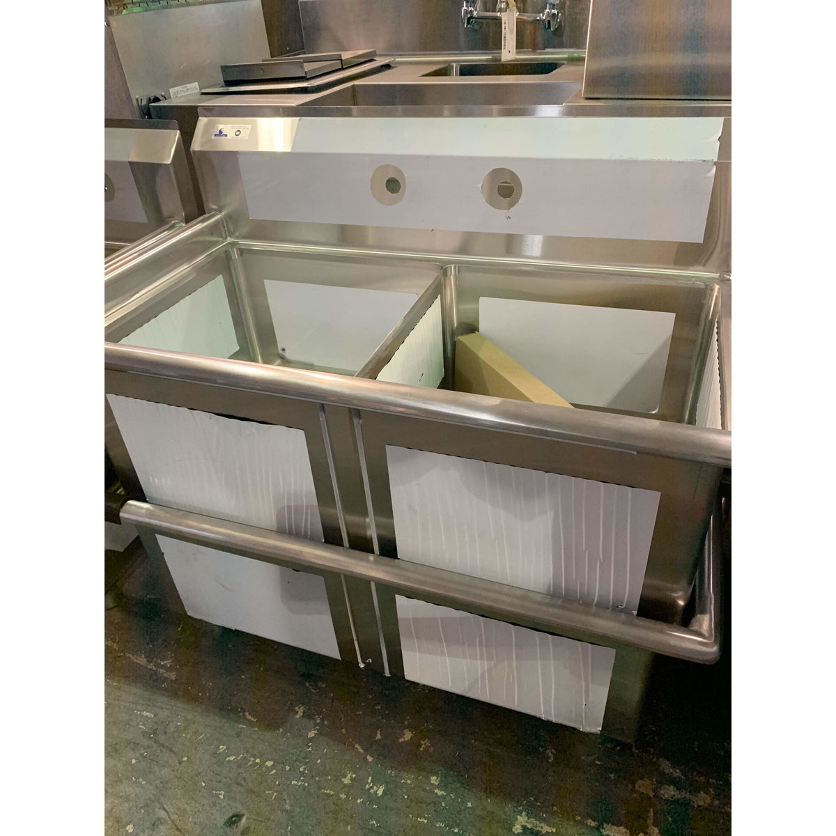 STORTEC S18-20 41" TWO COMPARTMENT SINK - Maltese & Co New and Used  restaurant Equipment 