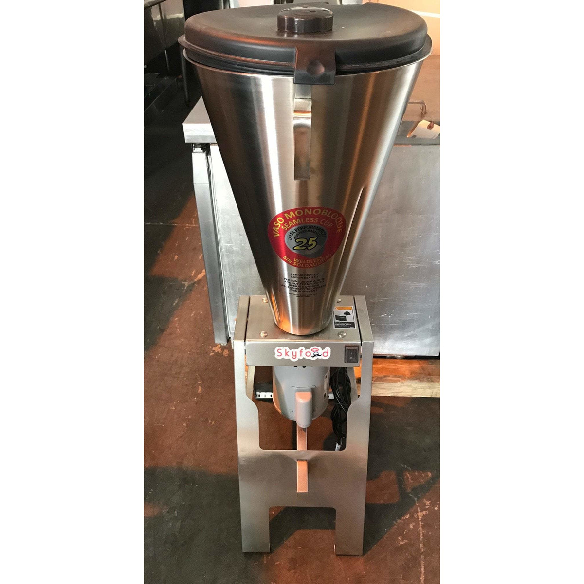 Skyfood Floor Food Blender w/ Tilting Metal Container - Maltese & Co New and Used  restaurant Equipment 