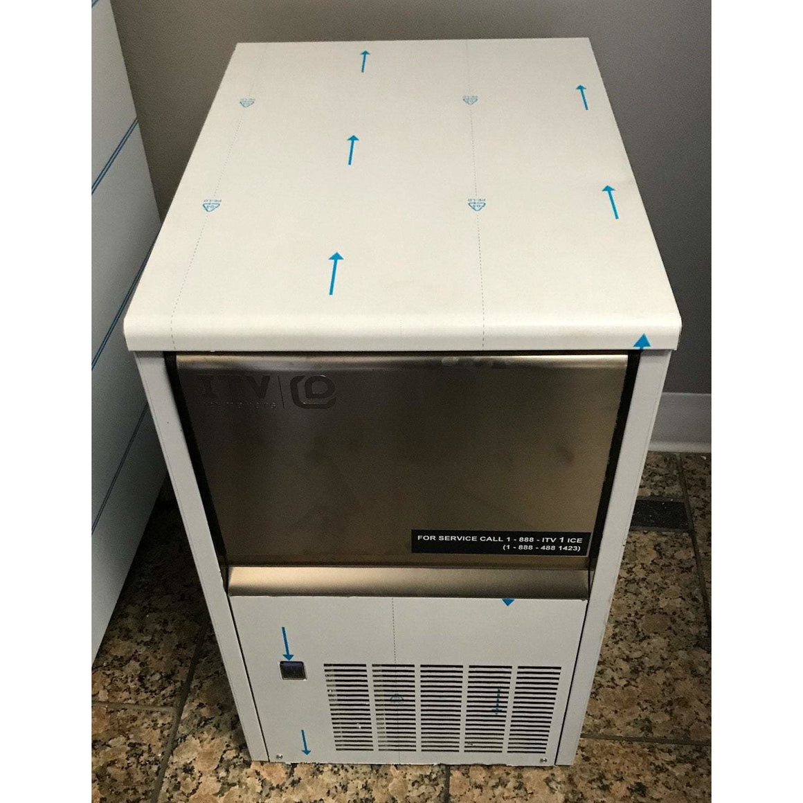 ITV ALFA NDP 55 Undercounter Ice Maker w/ 11 Lbs. Bin - 44 Lb/day, 115V - Maltese & Co New and Used  restaurant Equipment 