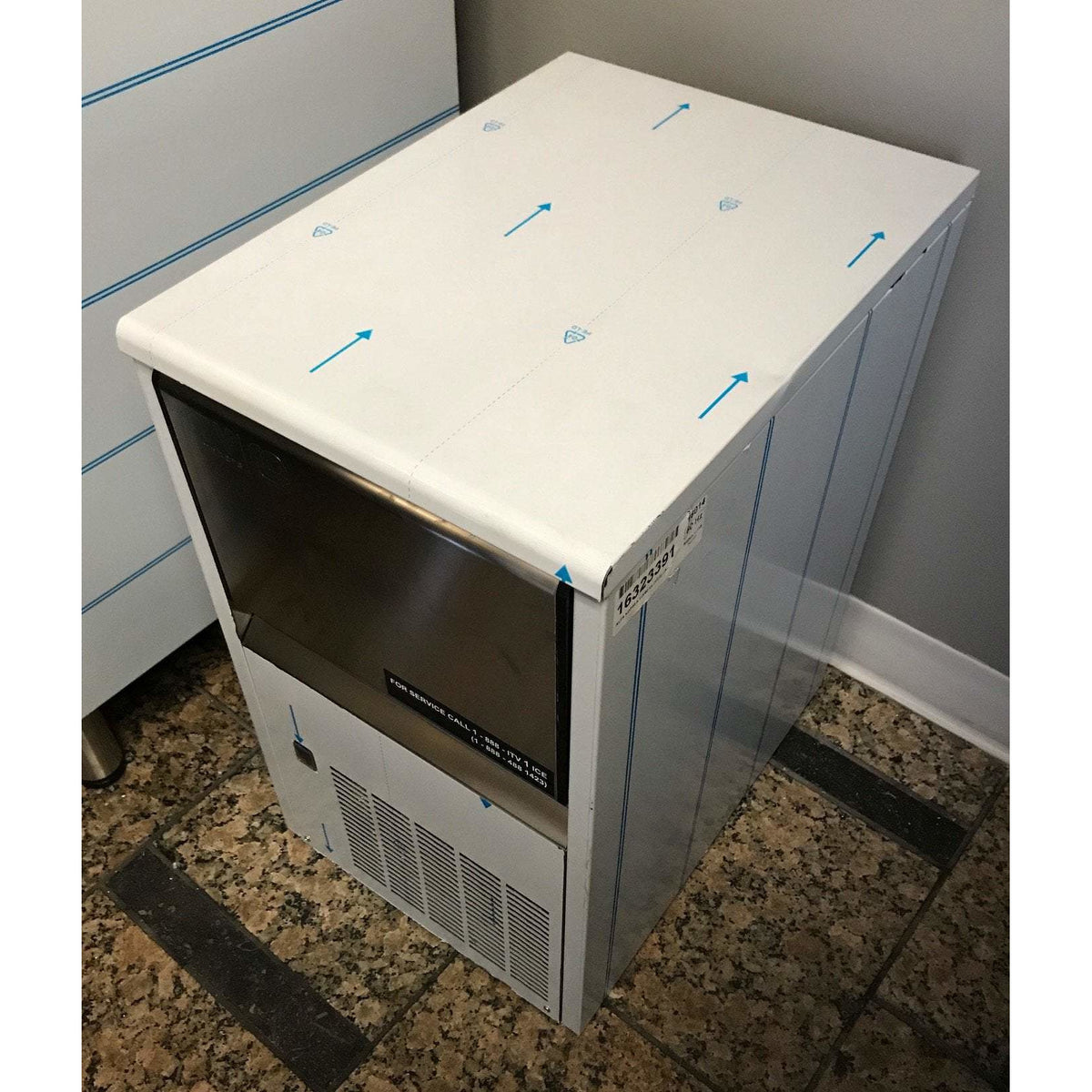 ITV ALFA NDP 55 Undercounter Ice Maker w/ 11 Lbs. Bin - 44 Lb/day, 115V - Maltese & Co New and Used  restaurant Equipment 