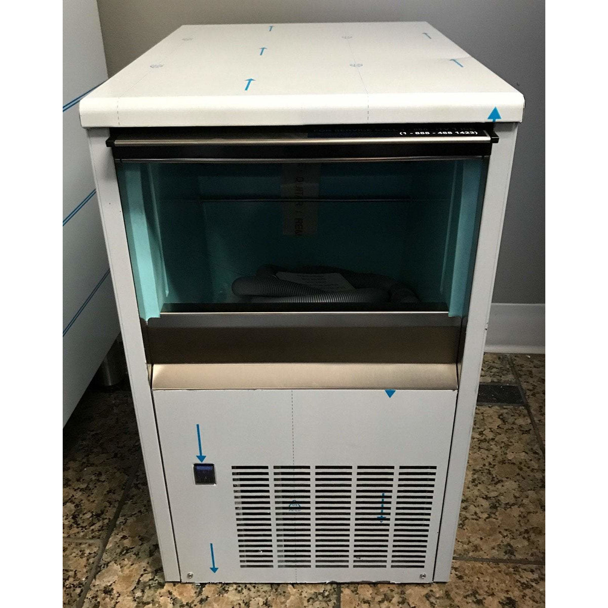 ITV ALFA NDP 55 Undercounter Ice Maker w/ 11 Lbs. Bin - 44 Lb/day, 115V - Maltese & Co New and Used  restaurant Equipment 