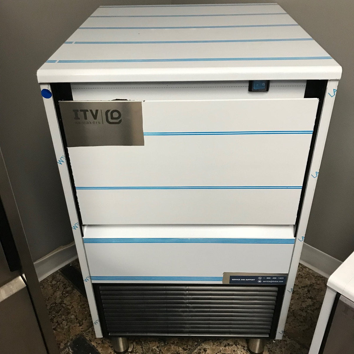 ITV ALFA NDP 55 Undercounter Ice Maker w/ 11 Lbs. Bin - 44 Lb/day, 115V - Maltese & Co New and Used  restaurant Equipment 