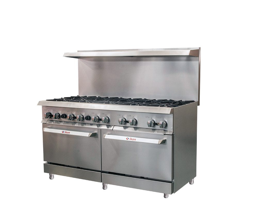 IKON COOKING - IR-6B-24MG-60  - Range 60" - 6 burners - 24" manual griddle - Brand New - Maltese & Co New and Used  restaurant Equipment 
