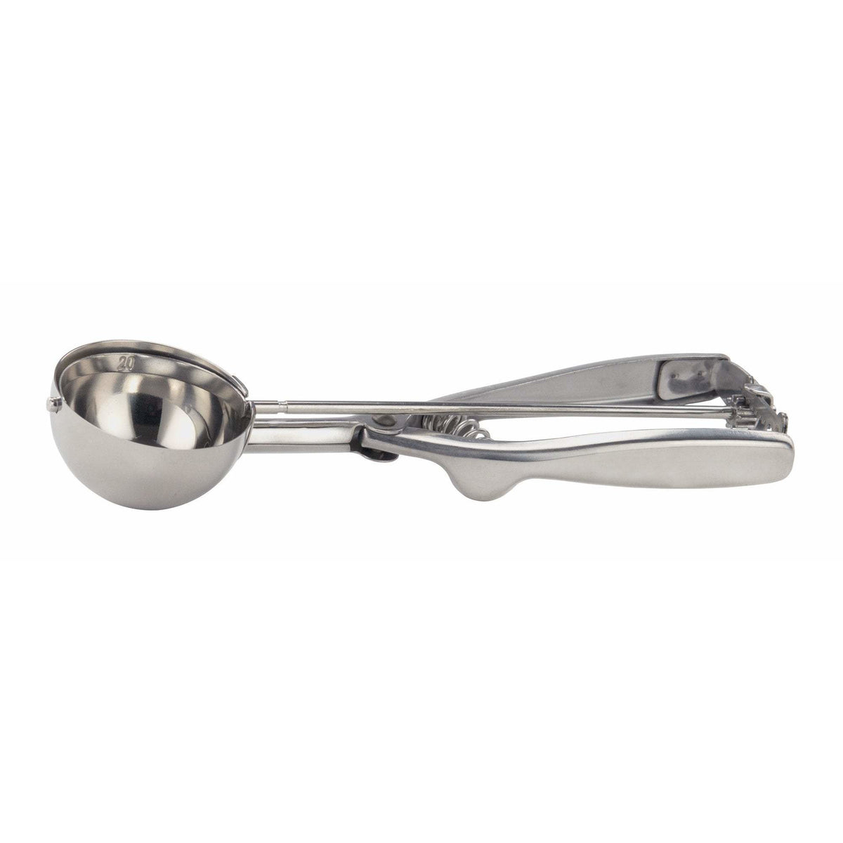 Winco - ISS-20 - Disher/Portioner, 2-1/2oz, Stainless Steel - Kitchen Utensils - Maltese & Co New and Used  restaurant Equipment 