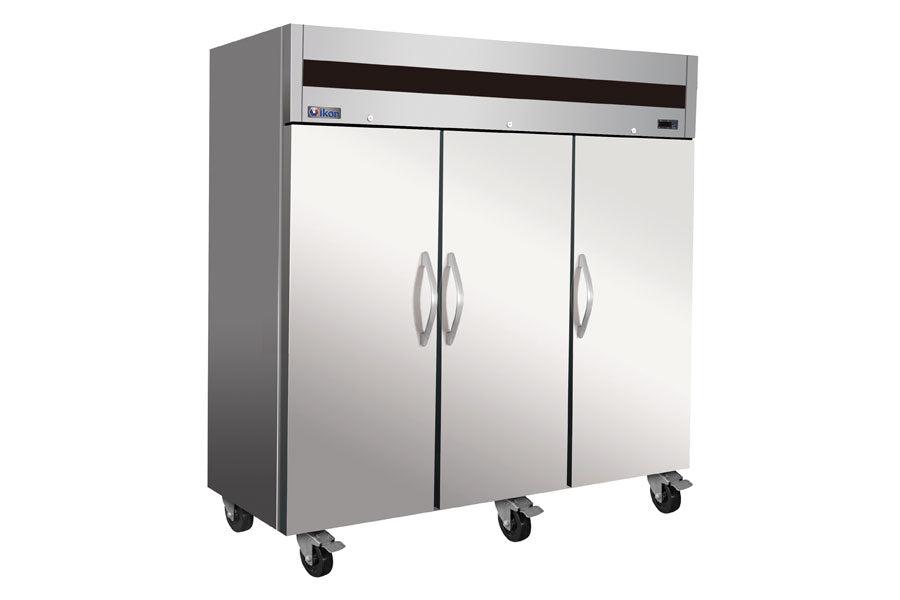 IKON - IT82R - Three Door Stainless Steel Upright Top Mount Refrigerator - Brand New - Maltese & Co New and Used  restaurant Equipment 