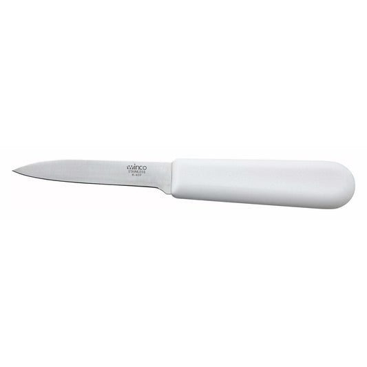 Winco - K-40P - Paring Knife, White PP Hdl - Chef Cutlery - Maltese & Co New and Used  restaurant Equipment 