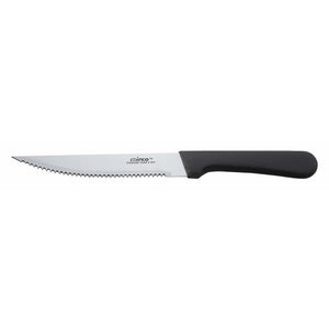 Winco - K-60P - Steak Knives, 5" Blade, Black PP Hdl, Pointed Tip - Flatware - Maltese & Co New and Used  restaurant Equipment 