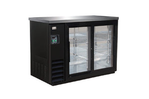 IKON - IBB61-2G-24SD - Back Bar Refrigerator Sliding Doors - Brand New - Maltese & Co New and Used  restaurant Equipment 