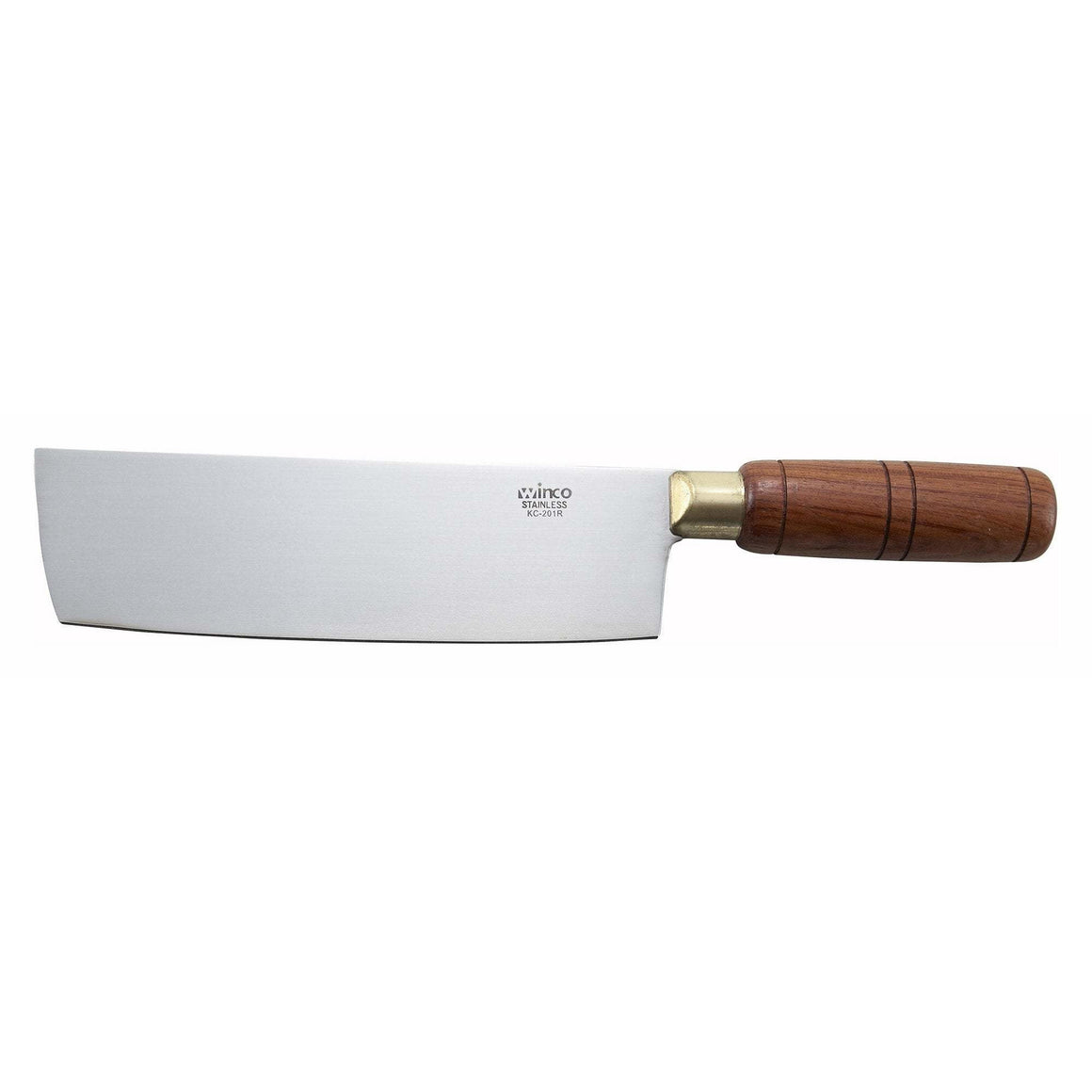 Winco - KC-201R - Chinese Cleaver, Wooden Hdl, 2" Blade - Chef Cutlery - Maltese & Co New and Used  restaurant Equipment 