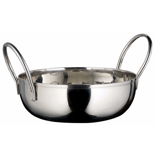 Winco - KDB-5 - Kady Bowl with Welded Handles, Stainless Steel, 20 oz., 5" Dia., 1.5" H - Tabletop - Maltese & Co New and Used  restaurant Equipment 