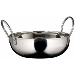 Winco - KDB-6 - Kady Bowl with Welded Handles, Stainless Steel, 28 oz., 6" Dia., 1.5" H - Tabletop - Maltese & Co New and Used  restaurant Equipment 