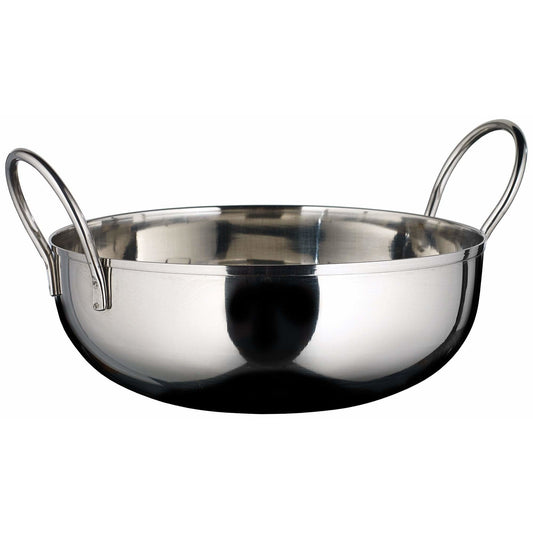 Winco - KDB-7 - Kady Bowl with Welded Handles, Stainless Steel, 40 oz., 7" Dia., 1.5" H - Tabletop - Maltese & Co New and Used  restaurant Equipment 