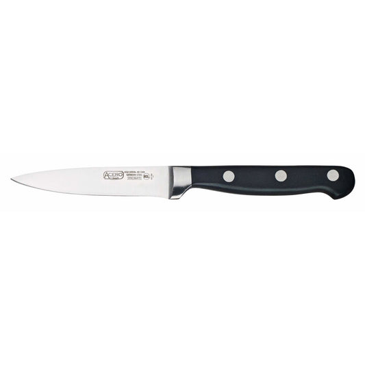Winco - KFP-35 - ACERO 3.5" Paring Knife, Triple Riveted, Full Tang Forged Blade - Chef Cutlery - Maltese & Co New and Used  restaurant Equipment 
