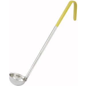 Winco - LDC-1 - 1oz, Ladle, One-piece, Yellow, Stainless Steel - Kitchen Utensils - Maltese & Co New and Used  restaurant Equipment 