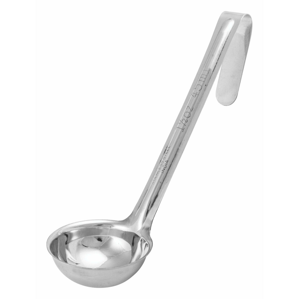 Winco - LDI-15SH - 1-1/2oz Ladle w/6" Hdl, One-piece, Stainless Steel - Kitchen Utensils - Maltese & Co New and Used  restaurant Equipment 