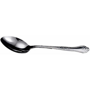 Winco - LE-11 - 11" Solid Spoon, Stainless Steel, Elegance - Buffet Service - Maltese & Co New and Used  restaurant Equipment 