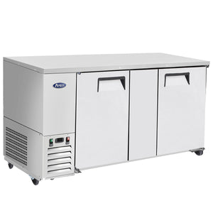 Atosa MBB69GR 69'' Back Bar Cooler - Stainless Steel Exterior & Interior - 21.5 Cubic Ft - Maltese & Co New and Used  restaurant Equipment 
