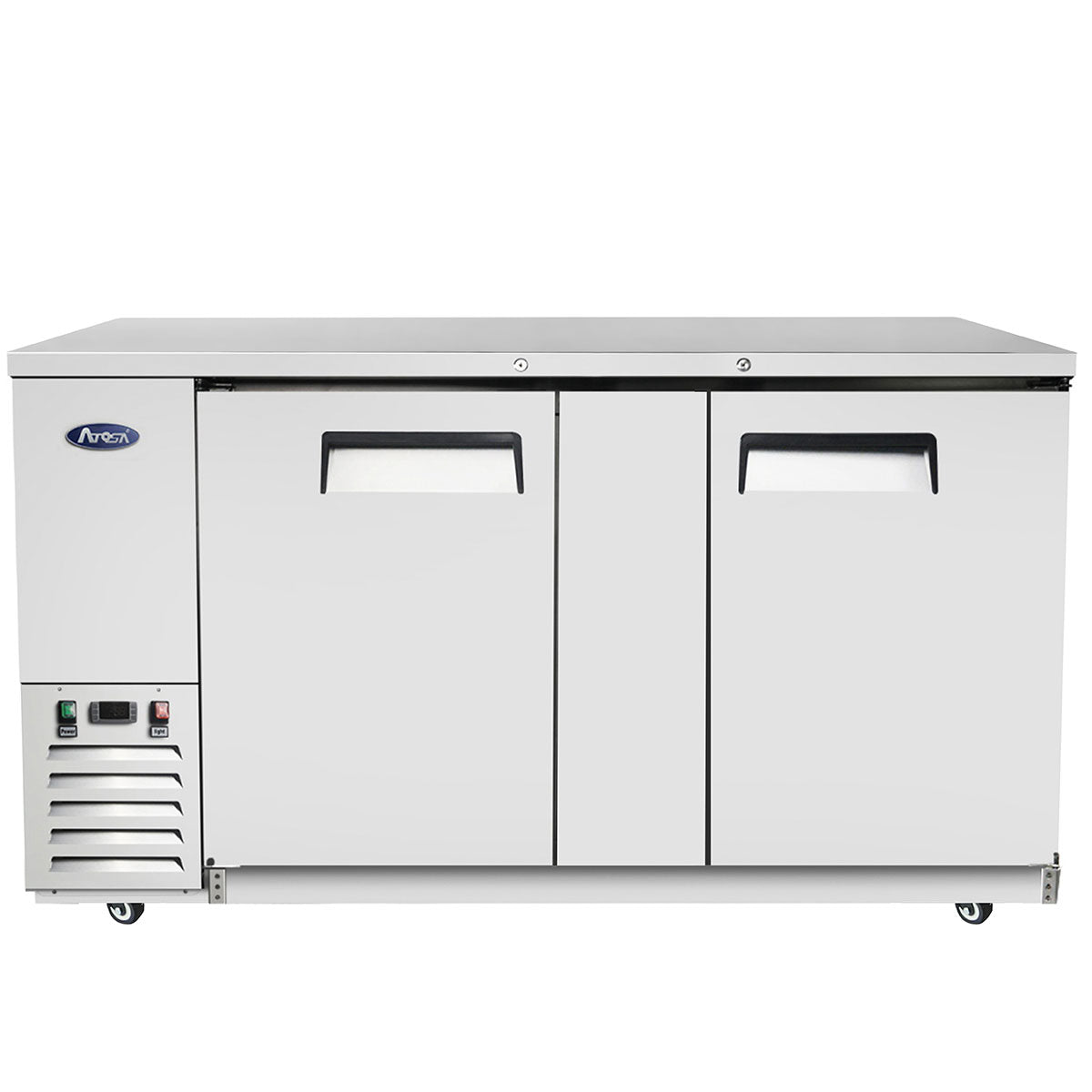 Atosa MBB69GR 69'' Back Bar Cooler - Stainless Steel Exterior & Interior - 21.5 Cubic Ft - Maltese & Co New and Used  restaurant Equipment 