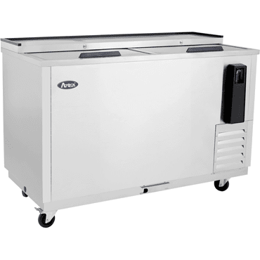 Atosa MBC50 50'' Bottle Cooler - Stainless Steel Exterior & Interior - 11.7 Cubic Ft - Maltese & Co New and Used  restaurant Equipment 