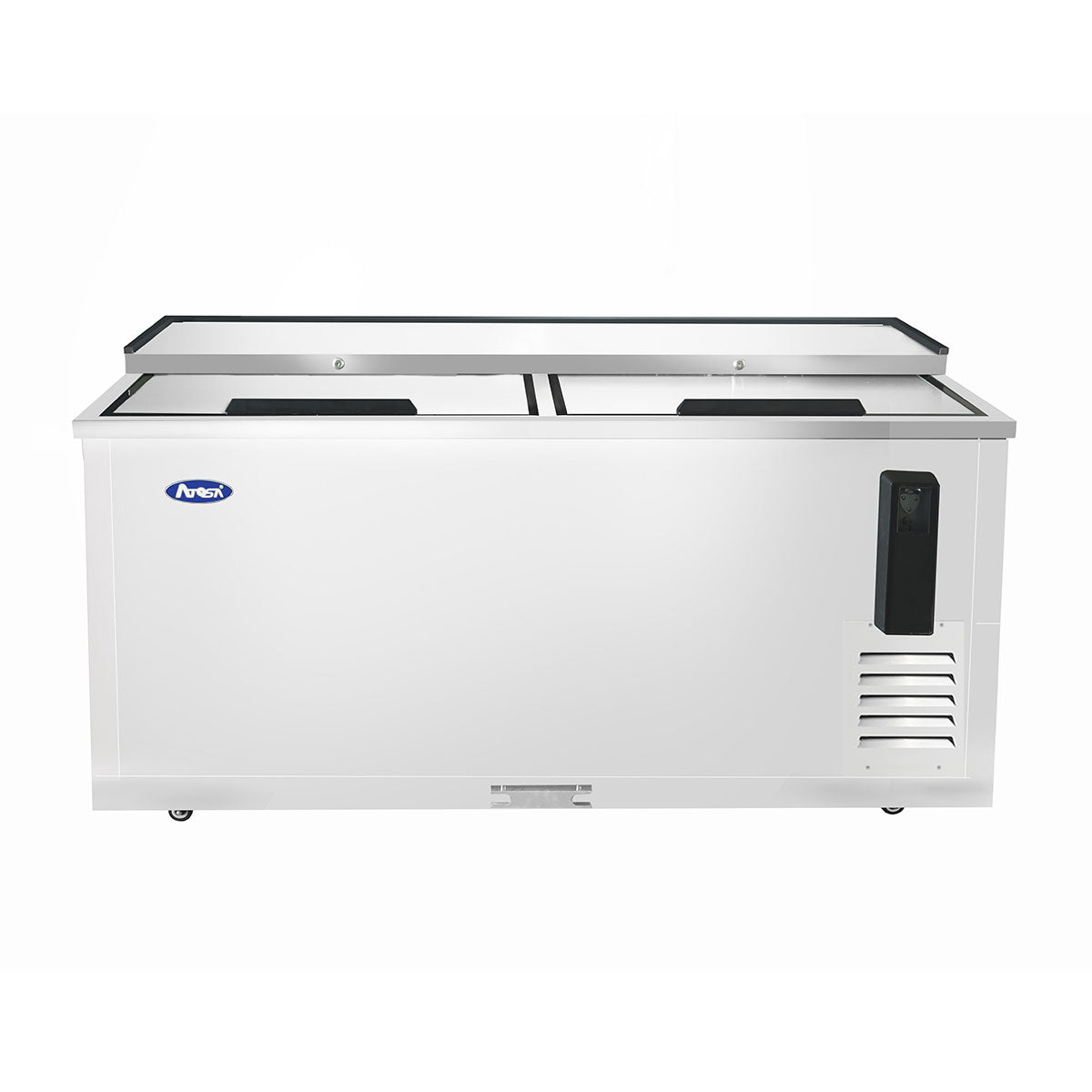Atosa MBC65 65'' Bottle Cooler - Stainless Steel Exterior & Interior - 16.4 Cubic Ft - Maltese & Co New and Used  restaurant Equipment 