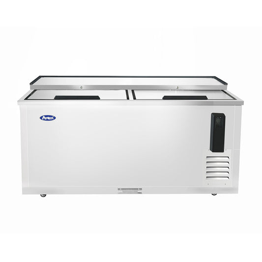 Atosa MBC65 65'' Bottle Cooler - Stainless Steel Exterior & Interior - 16.4 Cubic Ft - Maltese & Co New and Used  restaurant Equipment 