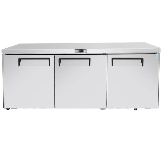 Atosa MGF8404GR 72'' Undercounter Refrigerator - 21.13 Cubic Ft. - Maltese & Co New and Used  restaurant Equipment 