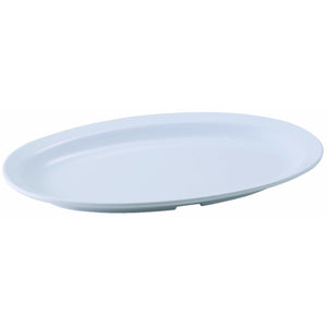 Winco - MMPO-118W - 11-1/2" x 8" Melamine Oval Platters, Narrow Rim, White - Dinnerware - Maltese & Co New and Used  restaurant Equipment 