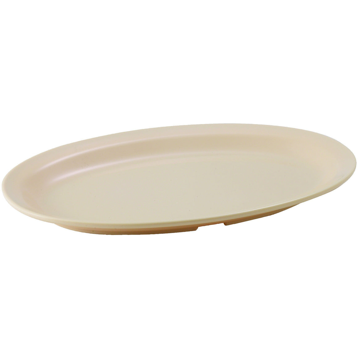 Winco - MMPO-118 - 11-1/2" x 8" Melamine Oval Platters, Narrow Rim, Tan - Dinnerware - Maltese & Co New and Used  restaurant Equipment 
