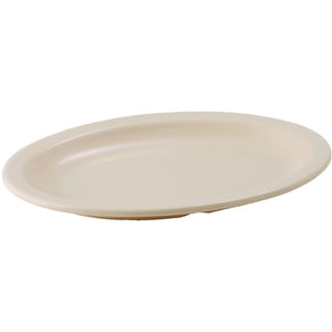 Winco - MMPO-96 - 9-3/4" x 6-3/4" Melamine Oval Platters, Narrow Rim, Tan - Dinnerware - Maltese & Co New and Used  restaurant Equipment 