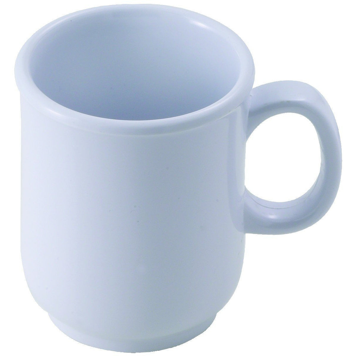 Winco - MMU-8W - 8oz Melamine Bulbous Mugs, White - Dinnerware - Maltese & Co New and Used  restaurant Equipment 